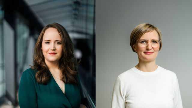 Ricarda Lang und Franziska Brantner in Tübingen